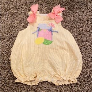 NEW Bailey Boys seersucker bubble - 6 months